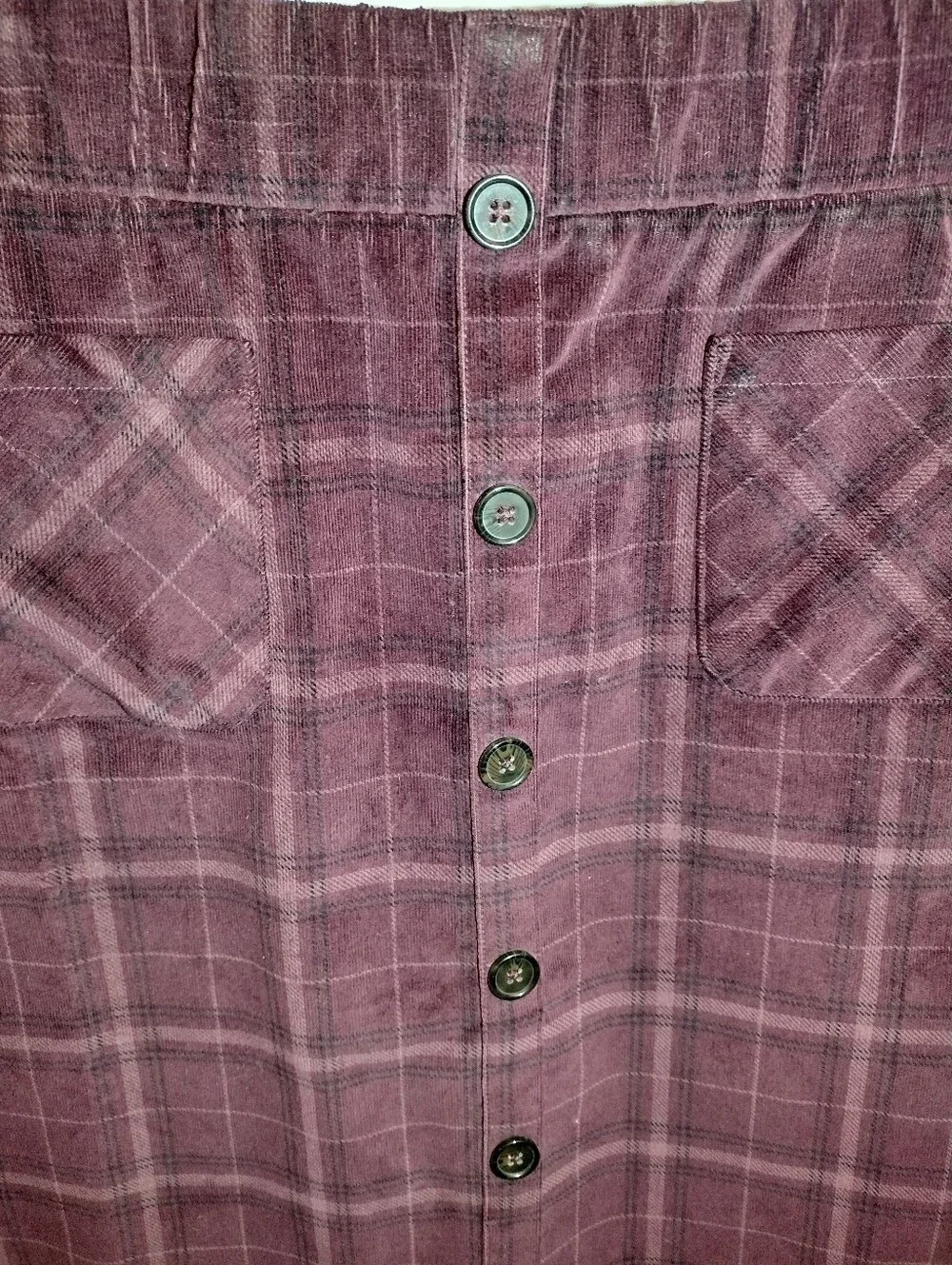 NEW Torrid Mini Corduroy Button-Front Skirt Size 3 3X NWT